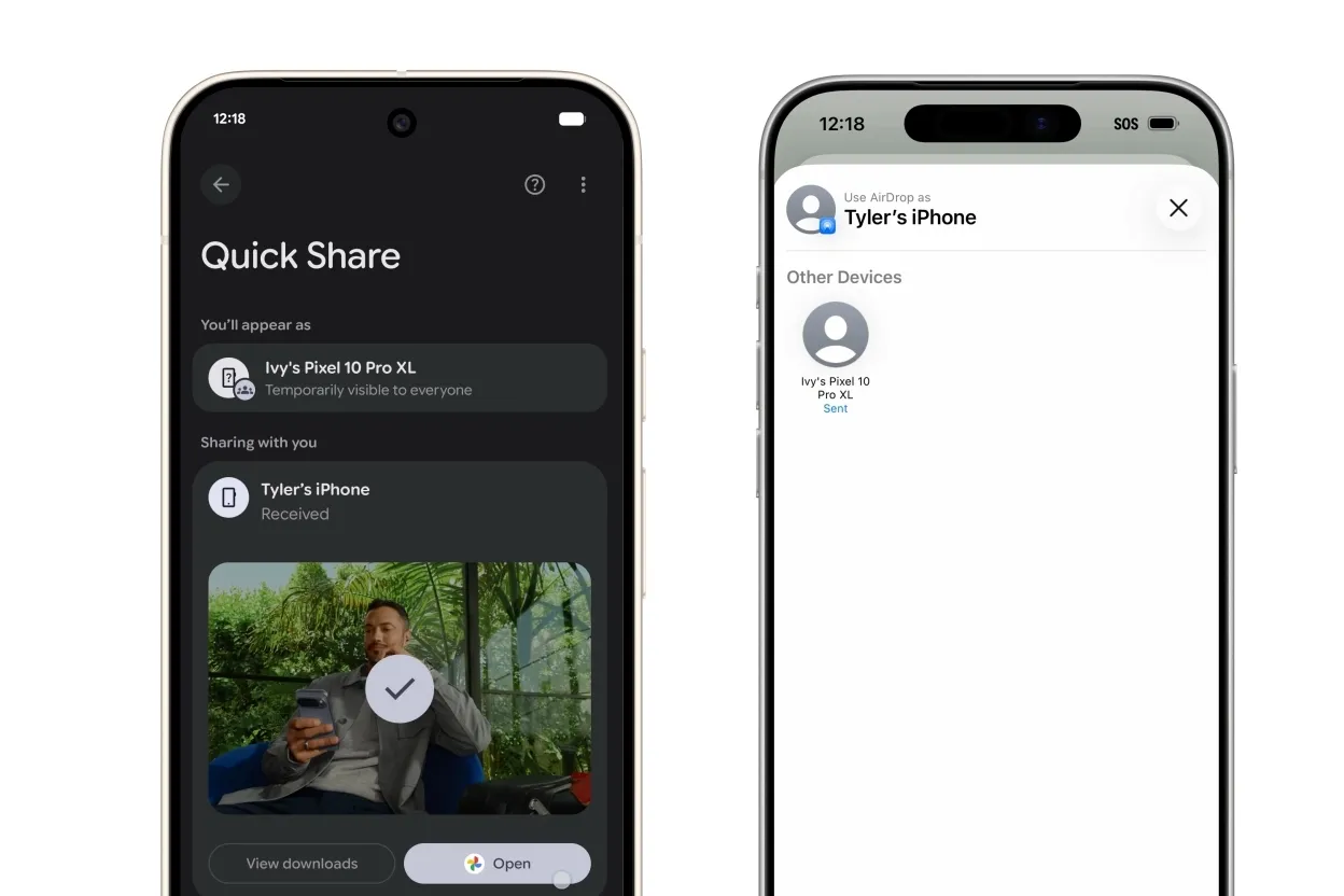 Ahora más Androids ya pueden compartir archivos con iPhone sin cables ni apps